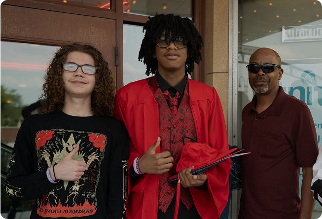 family smiling